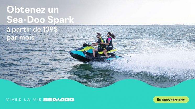 Obtenez un Sea-Doo Spark à partir de 139$ par mois